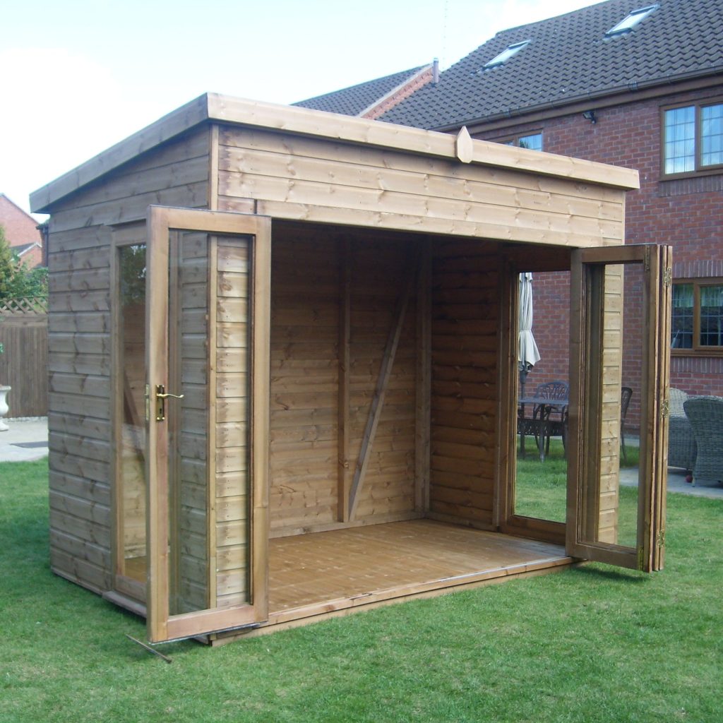 Folding Door TGB Pent Summerhouse