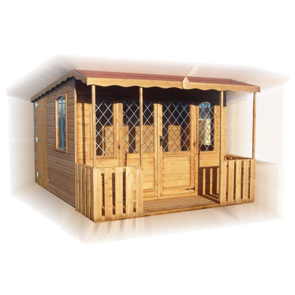 Folding Door TGB Dual Pent Summerhouse