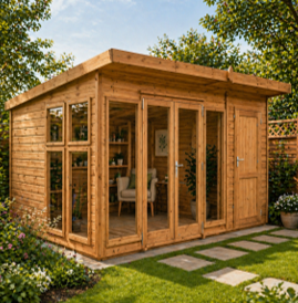 The Sussex - 12x8 Ex-Display Combi- Summerhouse